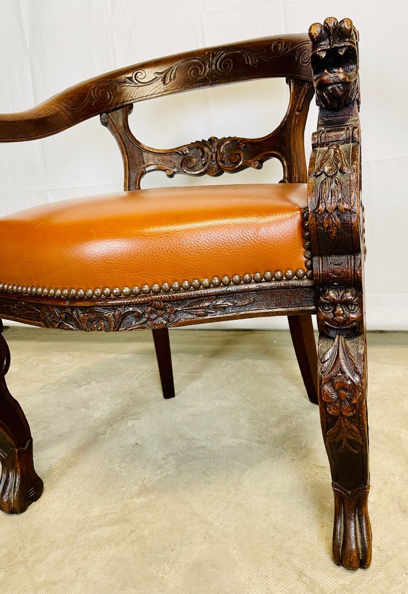 Office Armchair - XIXth Century.-photo-3